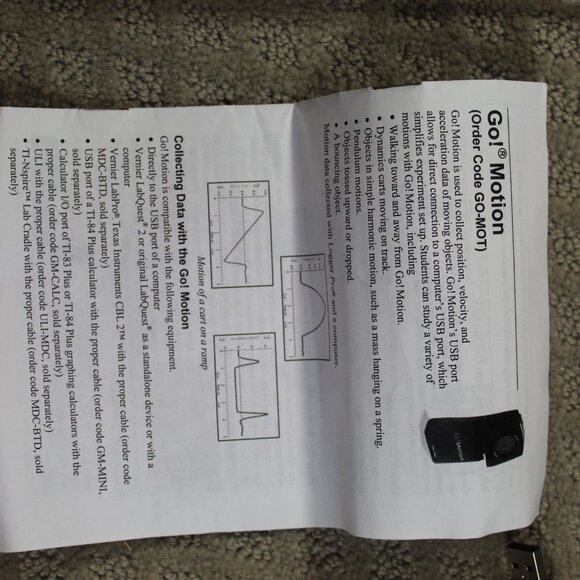 Go! Motion Data Collection Device for Physics Educational Projects - Picture 2 of 3